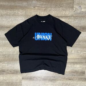 Union X Awake NY Shirt Men's L Black Oversize Streetwear Hype